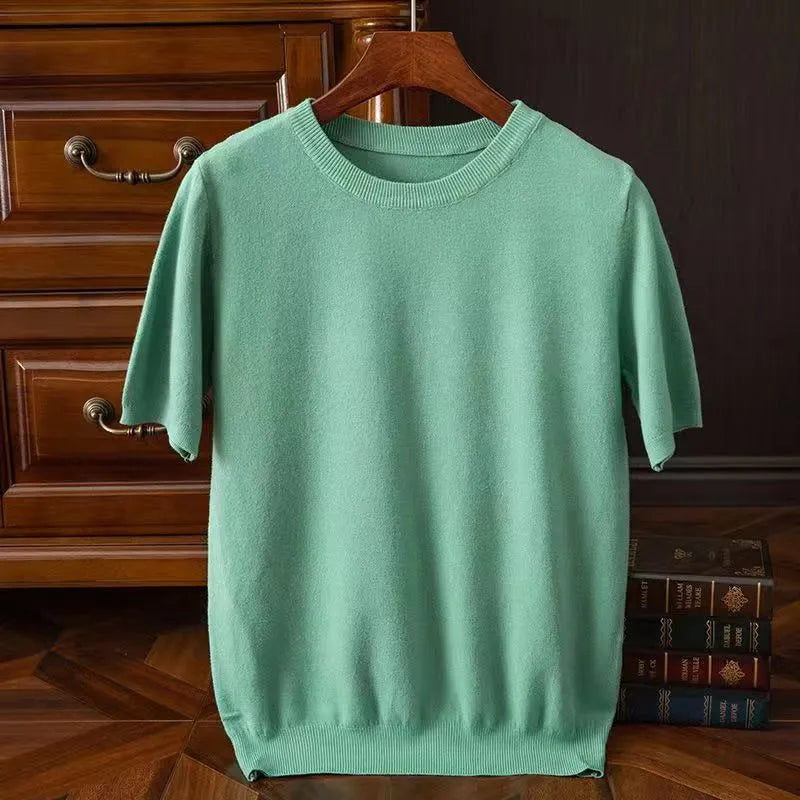 Rick - Camiseta de Cashmere Suave para Confort Todo el Día