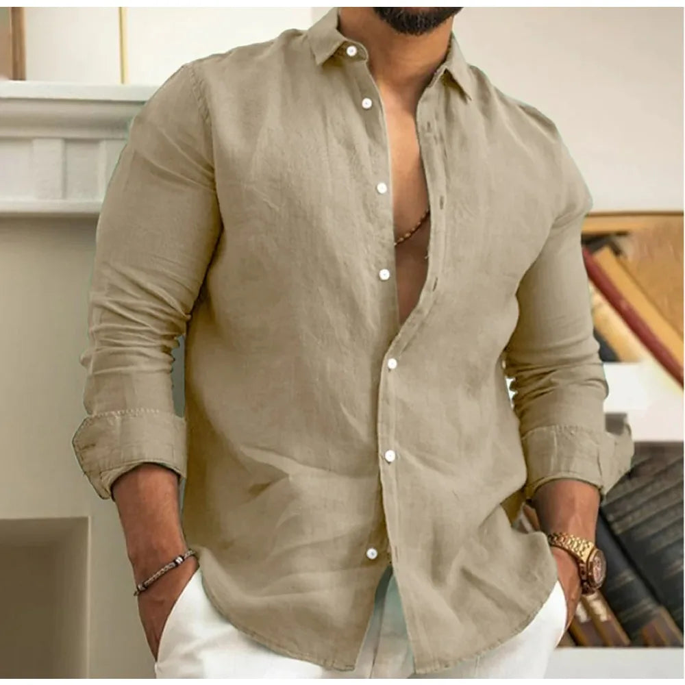 Ronnie – Camisa de Lino Transpirable