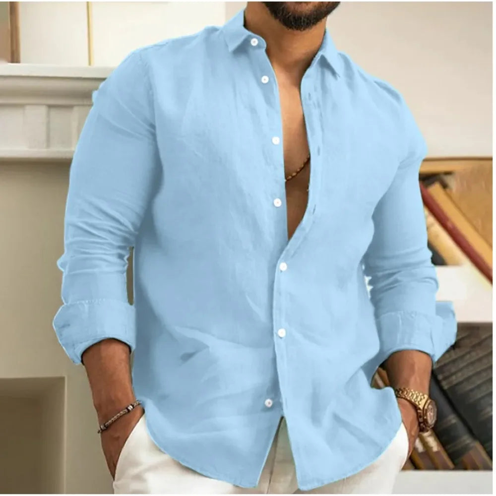 Ronnie – Camisa de Lino Transpirable
