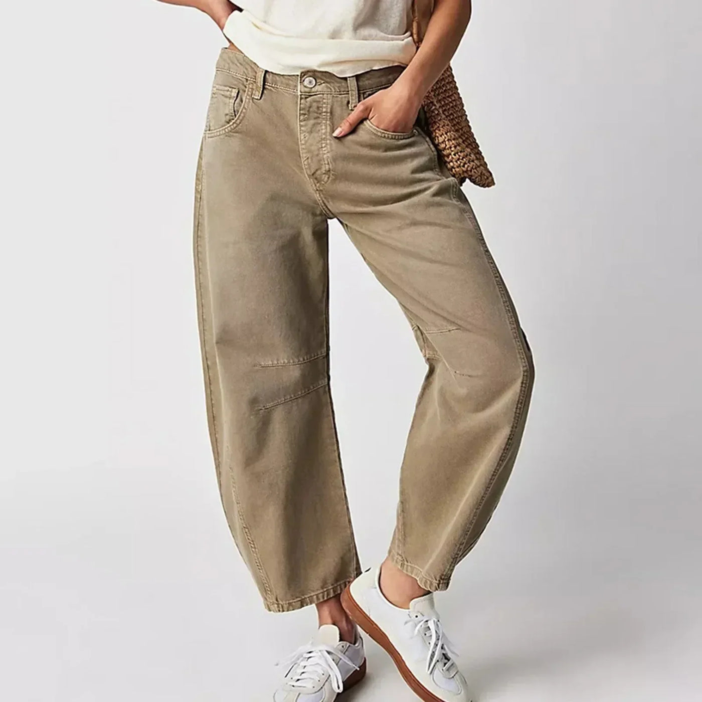 Beatrice - Jeans cómodos con pierna ancha