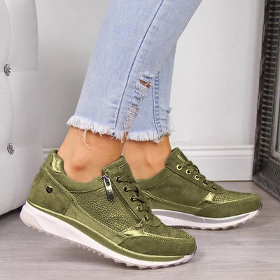 Sparkle - Zapatillas Ortopédicas con Cremallera