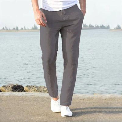 Josh - Pantalones de lino ligeros
