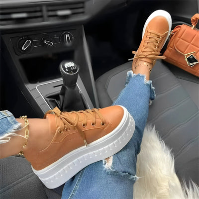 Valerie - Zapatilla de plataforma con suela gruesa para mujer