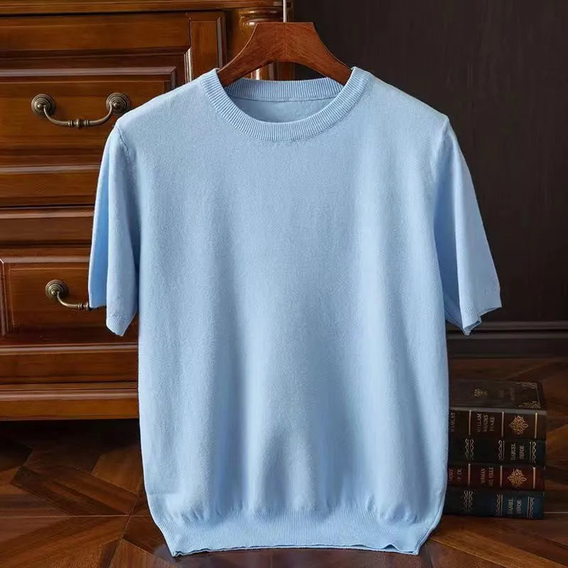 Rick - Camiseta de Cashmere Suave para Confort Todo el Día