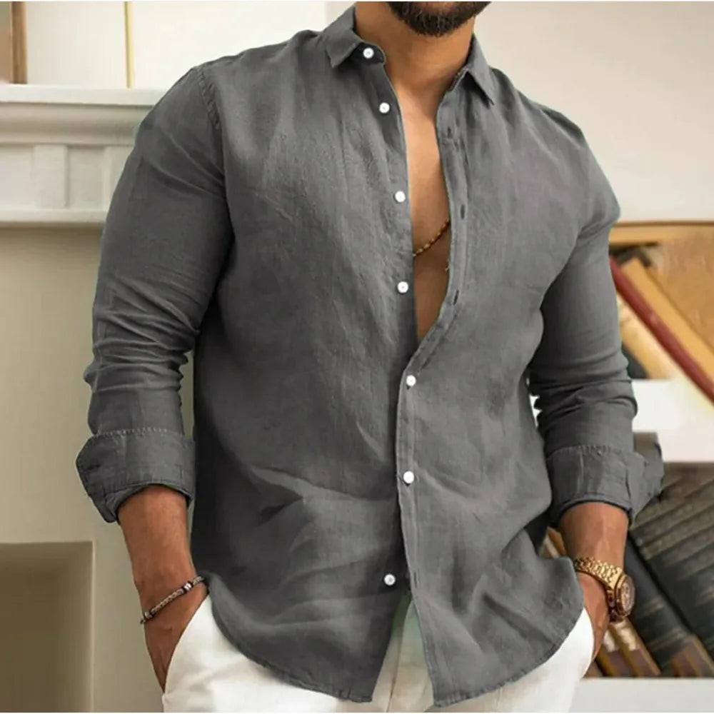 Ronnie – Camisa de Lino Transpirable