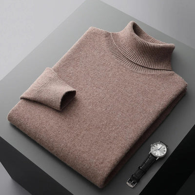 Louis - Suéter de punto con cuello enrollado