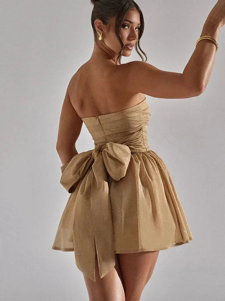 Kyoshi - Brillante Vestido Mini de Lentejuelas