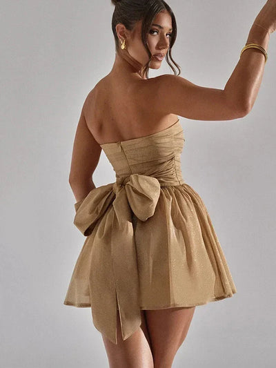 Kyoshi - Brillante Vestido Mini de Lentejuelas