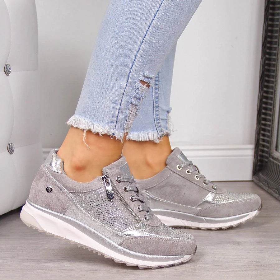 Sparkle - Zapatillas Ortopédicas con Cremallera