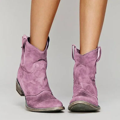 Jasmine - Botines al Tobillo de Estilo Western Moderno