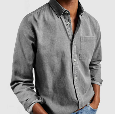 Josh - Camisa Casual de Confort Clásico