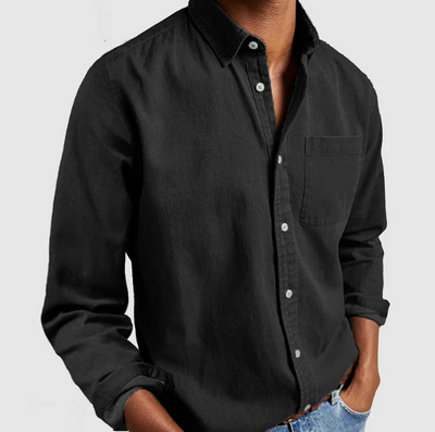 Josh - Camisa Casual de Confort Clásico