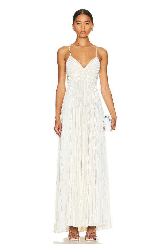 Sophia - Vestido cruzado plegable