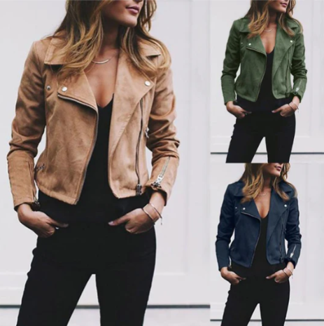Geraldine - Chaqueta con Cremallera Versátil