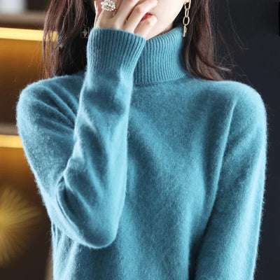 Letizia – Suéter Elegante de Cuello Alto