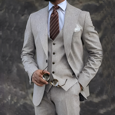 Elwyn - Traje casual y formal de tres piezas para hombres