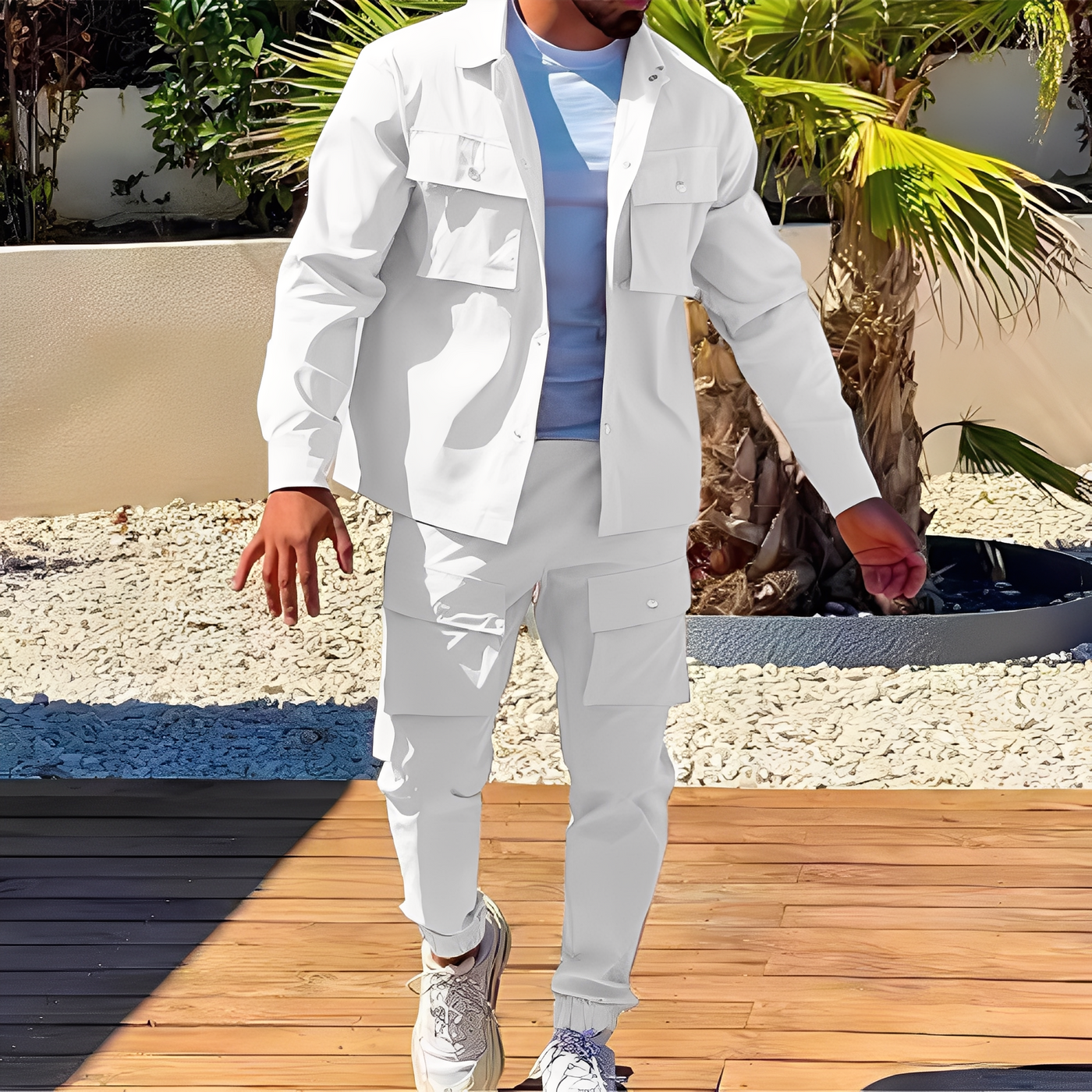 Neville - Conjunto Cargo Elegante para Hombres