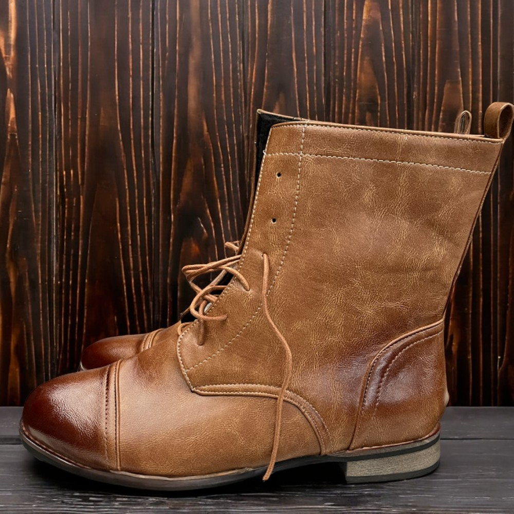 Milford - Botas altas con punta redonda para hombres