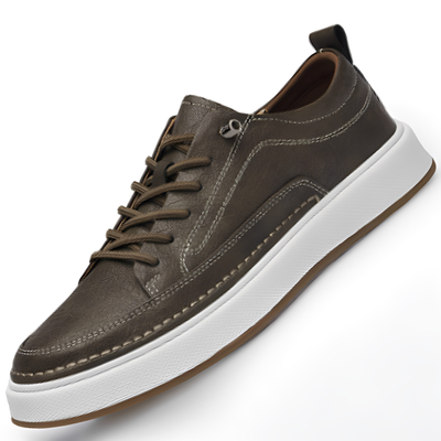 Damion - Clásicos Zapatillas de Cuero para Hombres