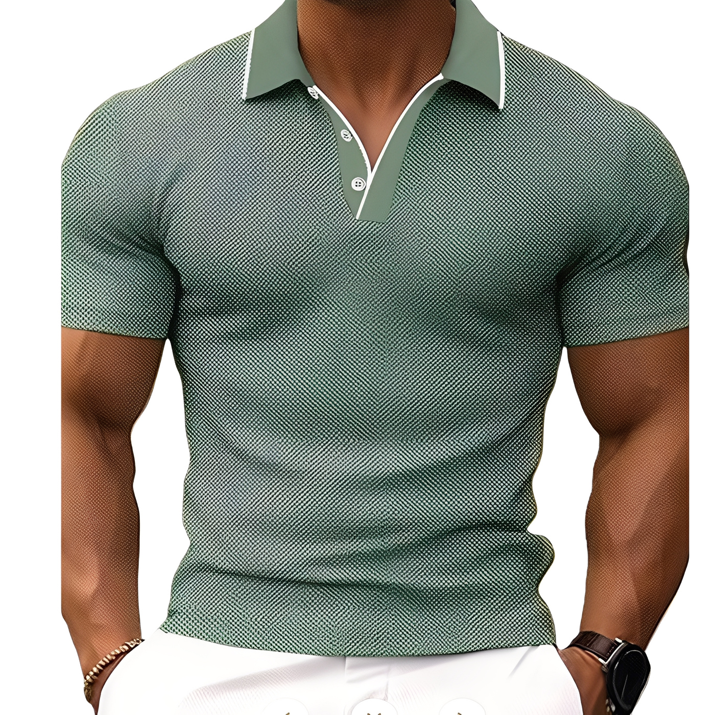 Florence - Camiseta Polo Casual con Botones para Hombres