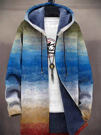 Trenton - Elegante chaqueta con capucha impresa para hombres