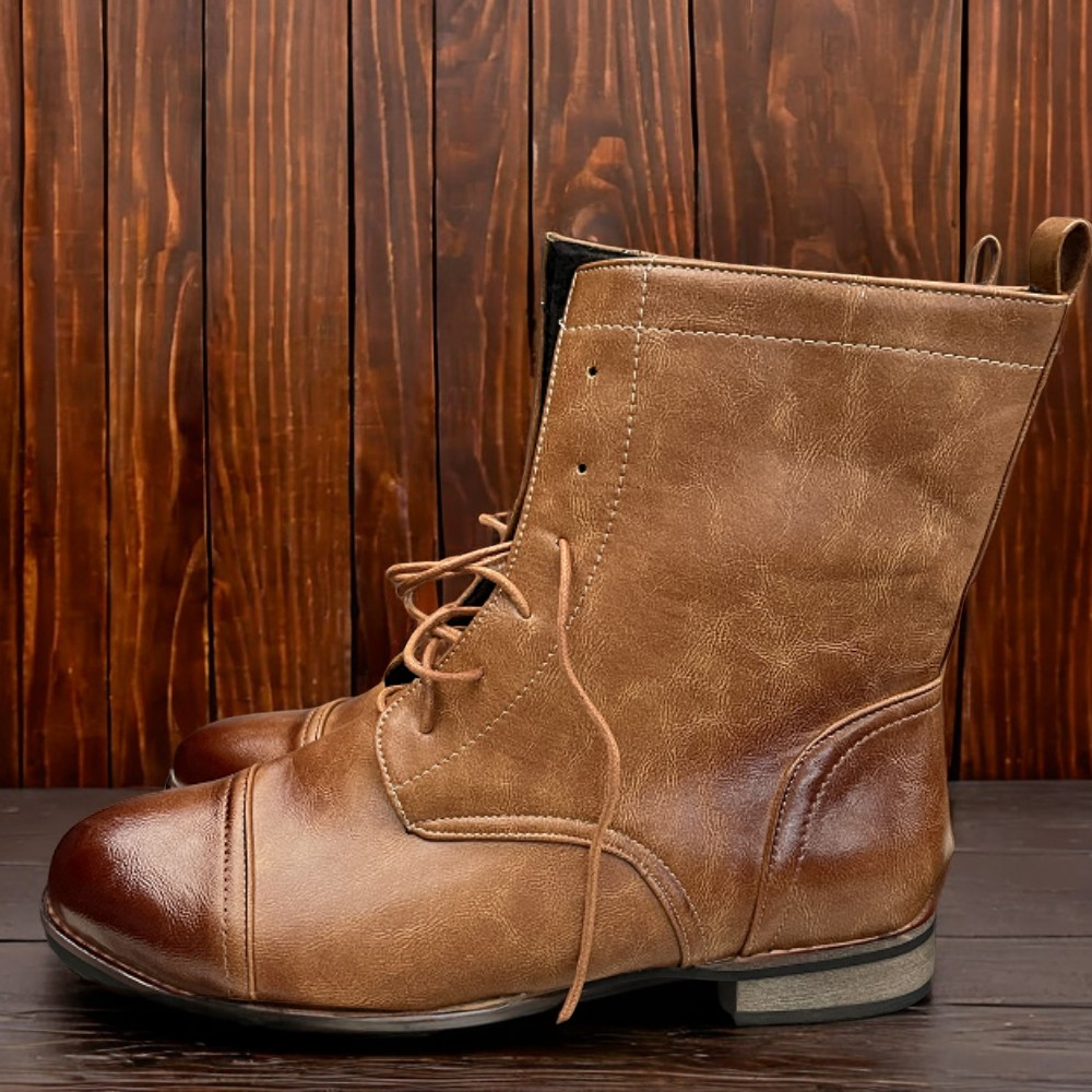 Milford - Botas altas con punta redonda para hombres