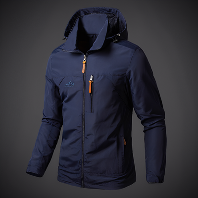 Finnegan - Chaqueta Casual al Aire Libre con Capucha para Hombres