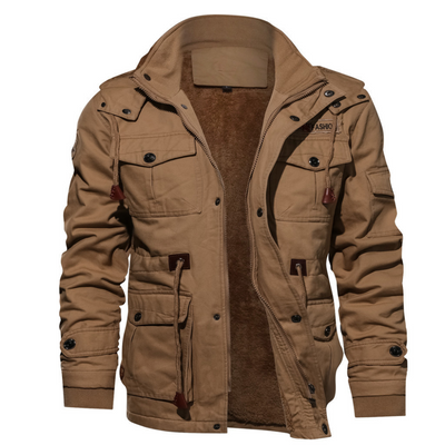 Anthony - Elegante, cálida chaqueta de terciopelo para hombres