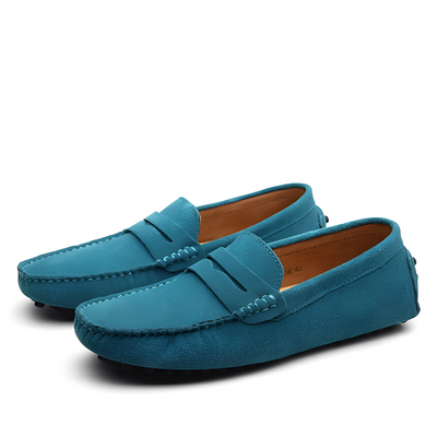 Joshua - Elegantes mocasines de gamuza para hombres
