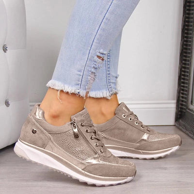 Sparkle - Zapatillas Ortopédicas con Cremallera