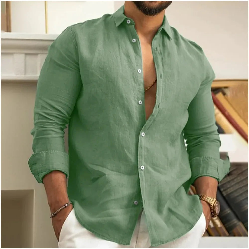 Ronnie – Camisa de Lino Transpirable