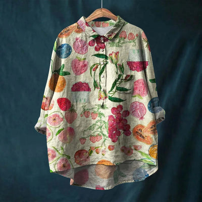 Elsa - Camisa Cómoda y Chic con Estampado Floral