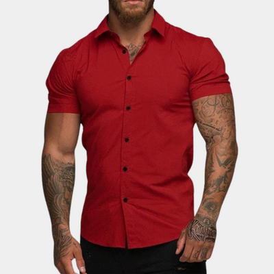 Théoden - Camisa de hombre para negocios y ocio