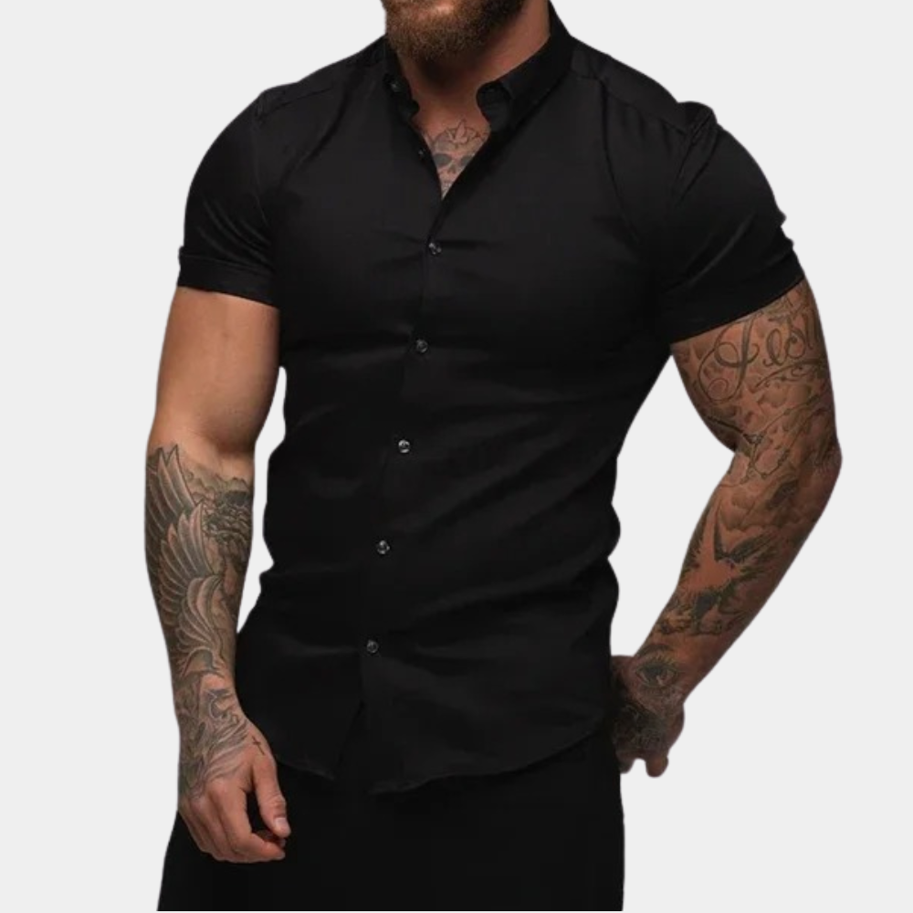 Théoden - Camisa de hombre para negocios y ocio