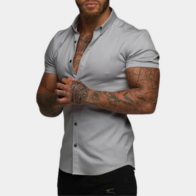 Théoden - Camisa de hombre para negocios y ocio