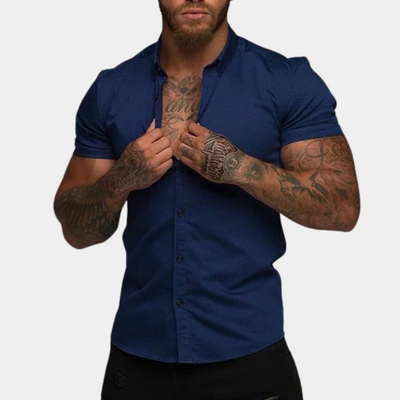 Théoden - Camisa de hombre para negocios y ocio