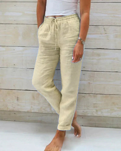 Stacy - Pantalón de Lino para Mujer