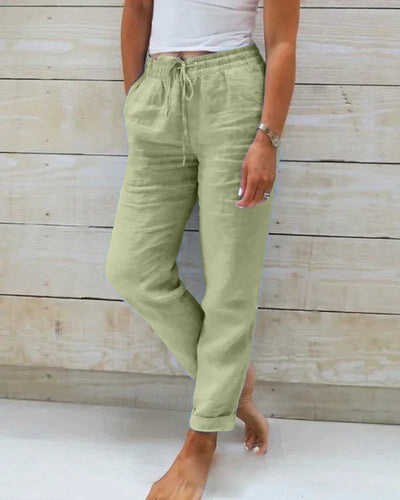 Stacy - Pantalón de Lino para Mujer