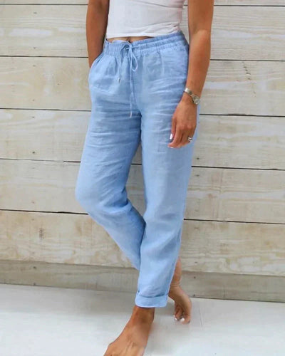 Stacy - Pantalón de Lino para Mujer