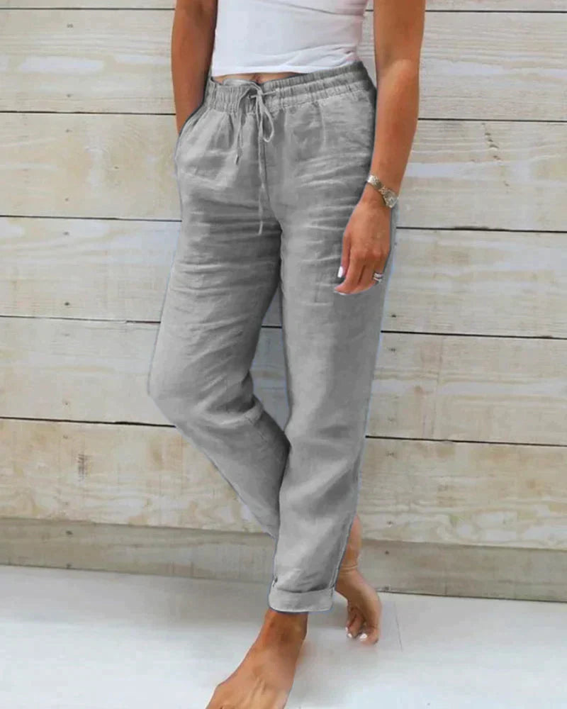 Stacy - Pantalón de Lino para Mujer