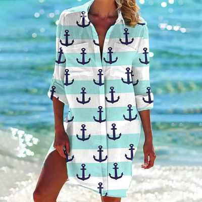 Indira - Vestido camiseiro clássico