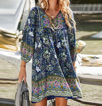 Renia - Vestido estilo bohemio
