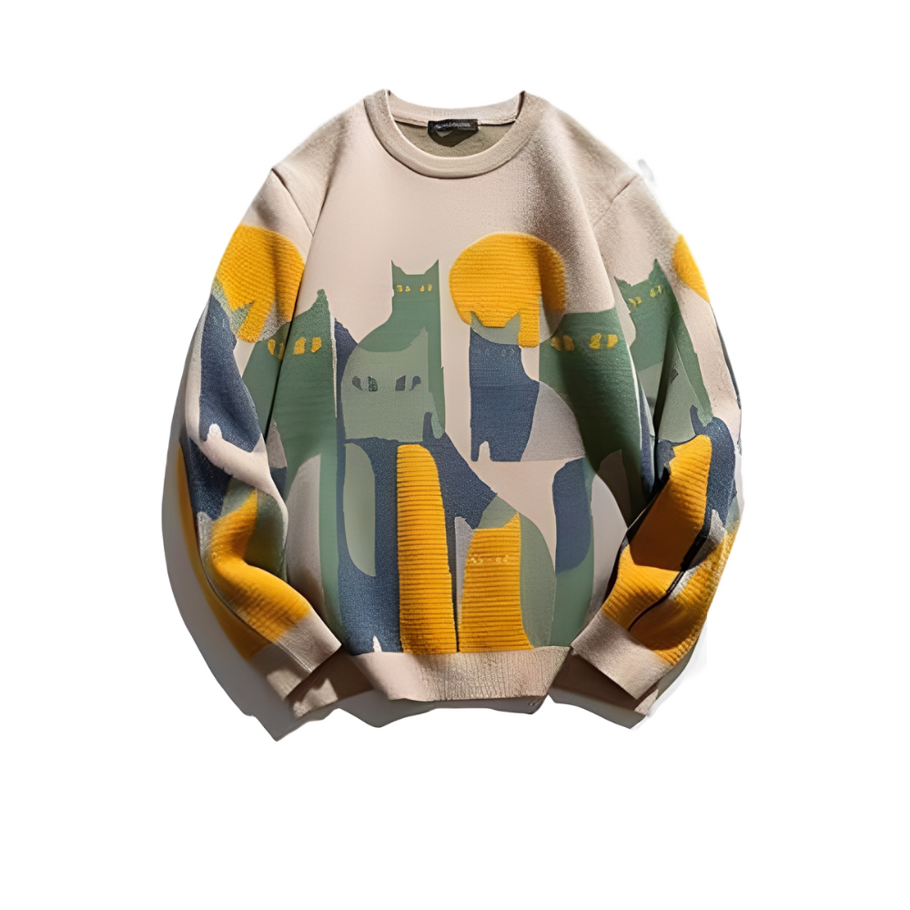 Jerome - Cómodo suéter estampado para hombres
