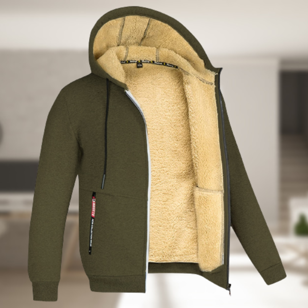 Andrew – Chaqueta de invierno con capucha de forro polar