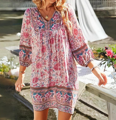 Renia - Vestido estilo bohemio