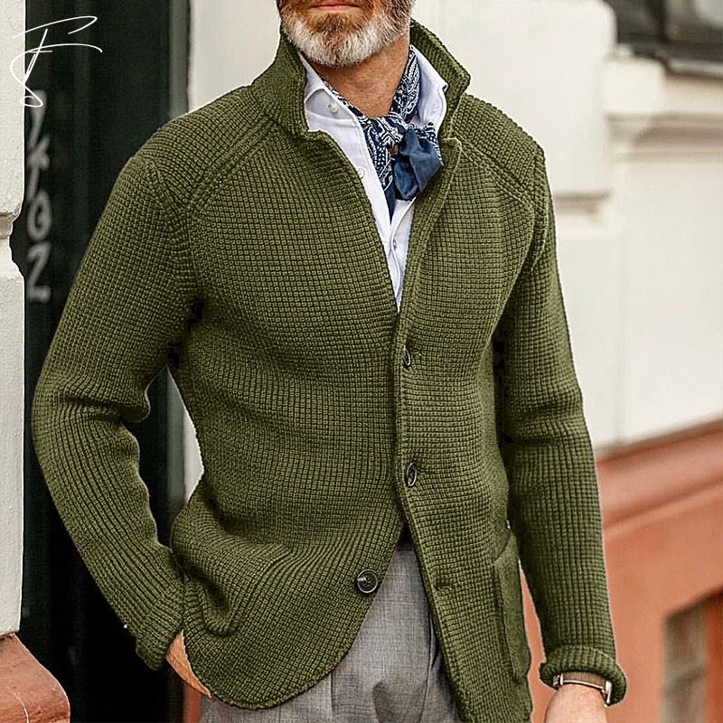 George – Cardigan Clásico para Hombre
