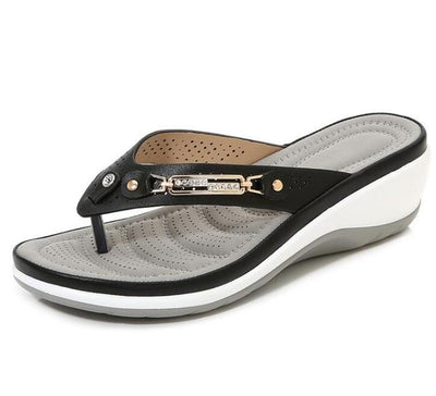 Darlene - Chanclas de Tacón Bajo