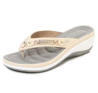 Darlene - Chanclas de Tacón Bajo