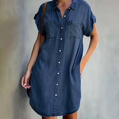 Daphné – Vestido de denim elegante