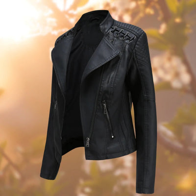 Lara – Chaqueta de Cuero Clásica